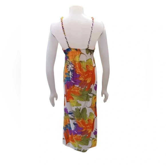 Kokomo Unlimited Floral Vibrant Sleeveless Maxi Dress Size Large - Picture 2 of 9